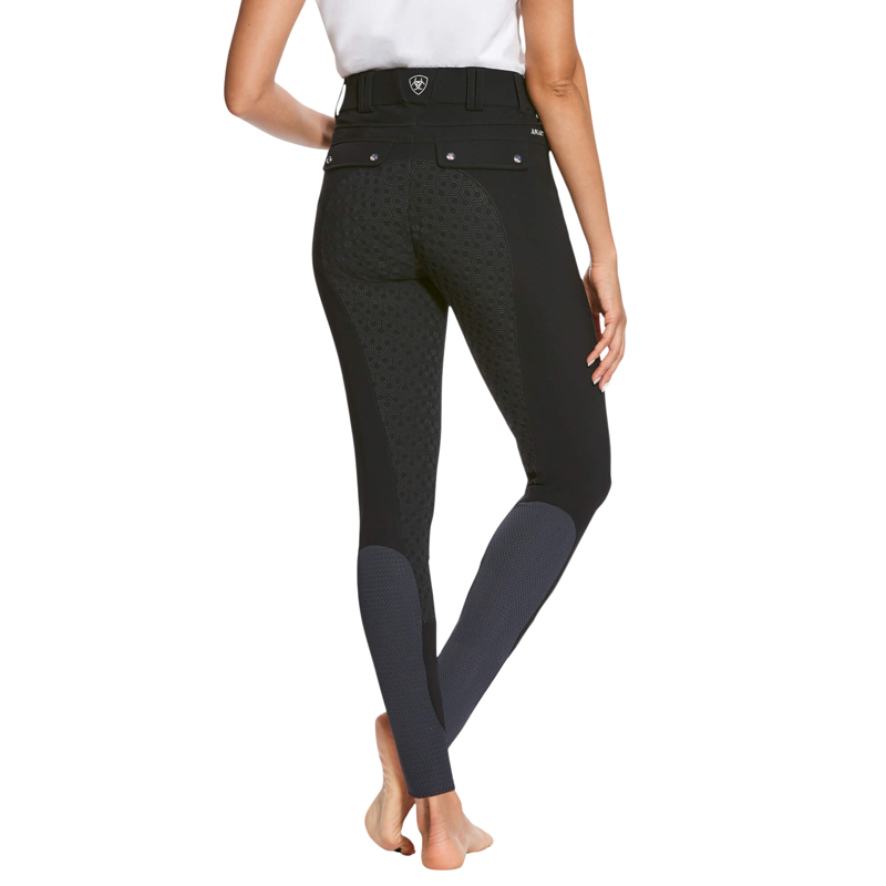 Ariat Tri Factor Grip Full Seat Breeches in Black-1
